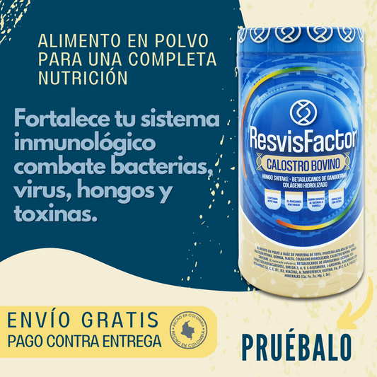 CALOSTRO BOVINO - Fortalece tu sistema inmunologico