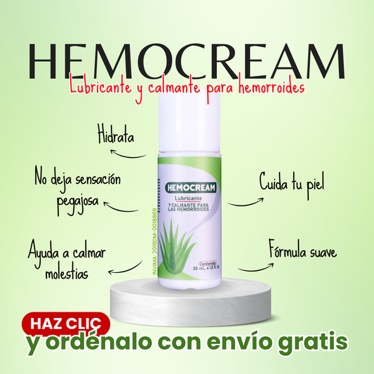 HEMOCREAM - Alivio inmediato de las Hemorroides